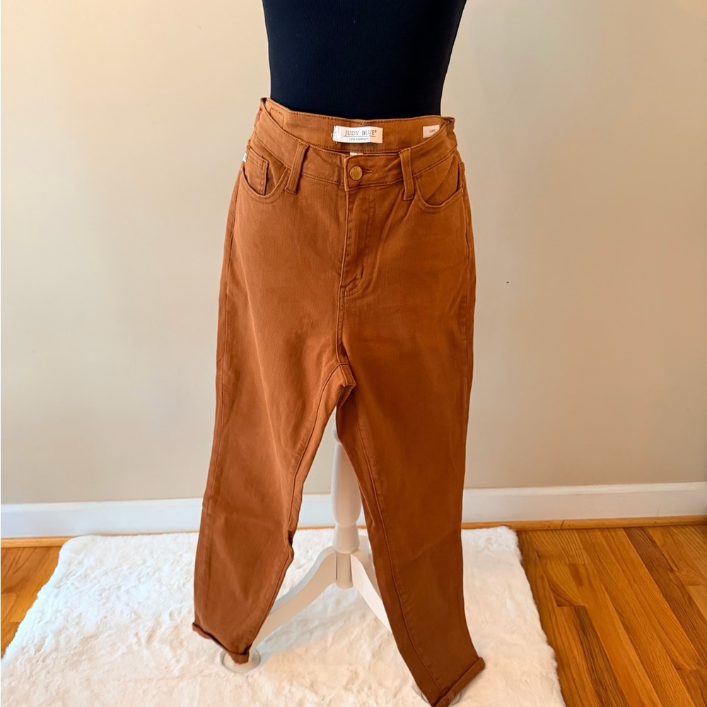 Judy Blue Women's Tan Straight Leg Jeans